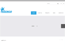 Tablet Screenshot of keenco.com.tw